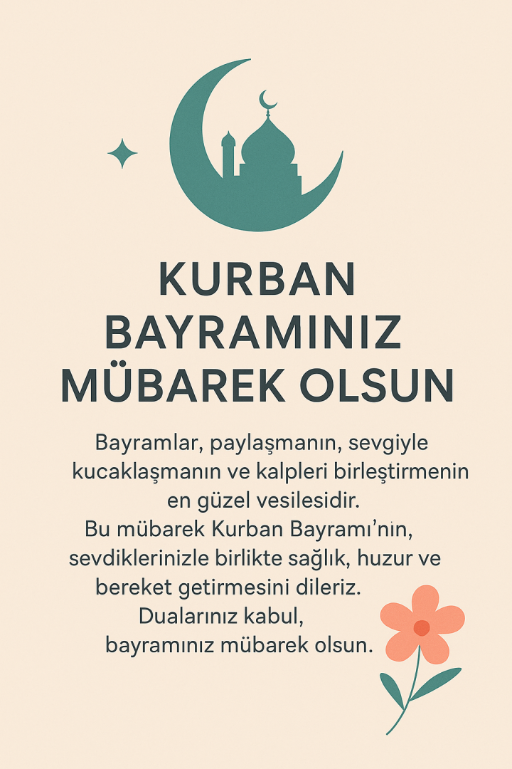 Kurban Bayramınız Mübarek olsun